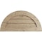 Ekena Millwork Timberthane Hand Hewn Half Round Faux Wood Non-Functional Gable Vent, Primed Tan, 24"W x 12"H GVURHR24X12DHHPR - alternate 1